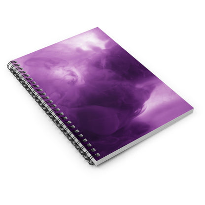 Pruple Smoke - The Alien Spiral Notebook (Ruled Line)