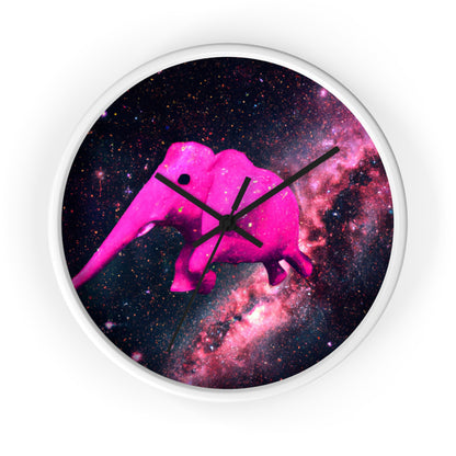 "Majestic Pinkelephant Exploration" - El reloj de pared alienígena