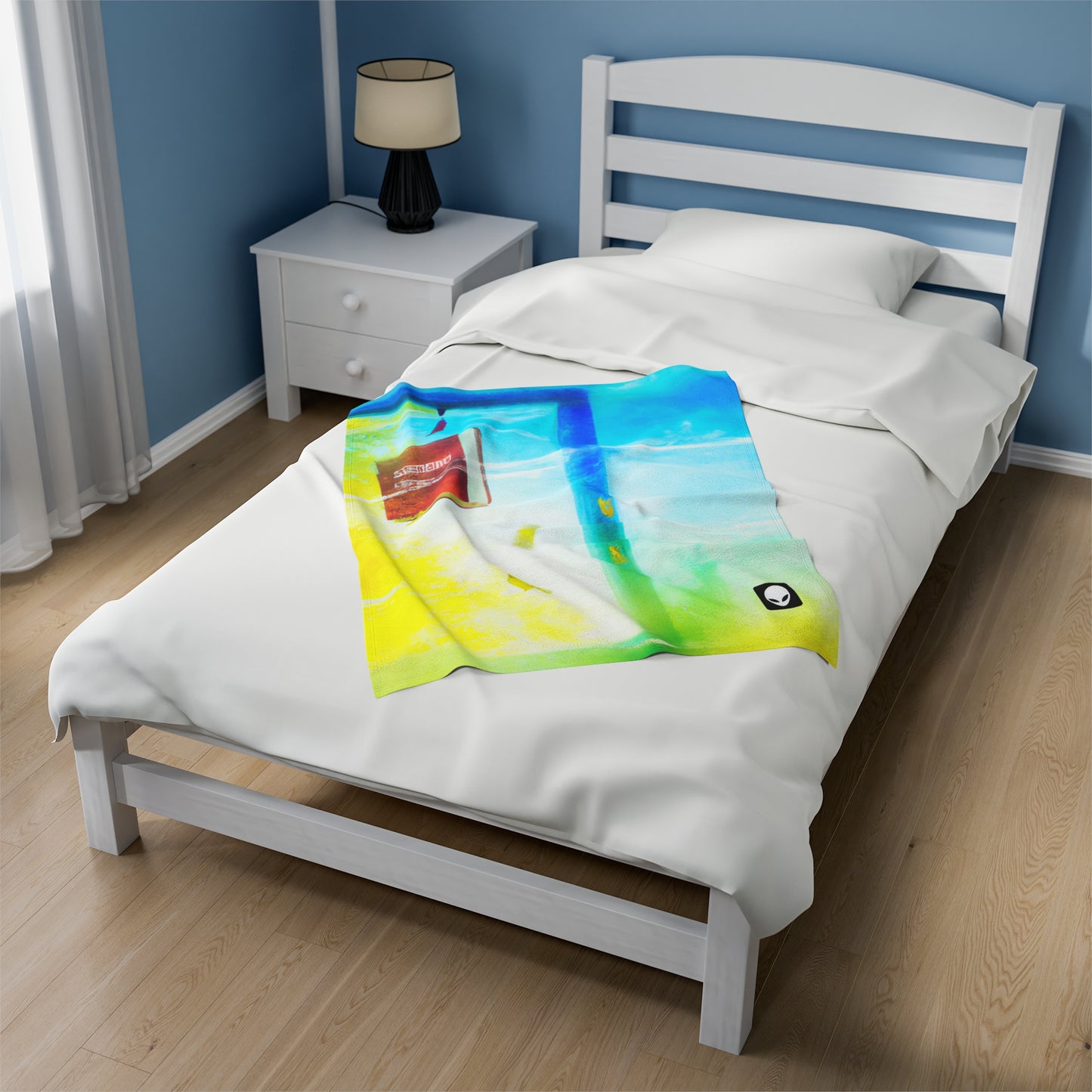 "Exploring My World through Art: Capturing the Memories of Places Visited" - The Alien Velveteen Plush Blanket