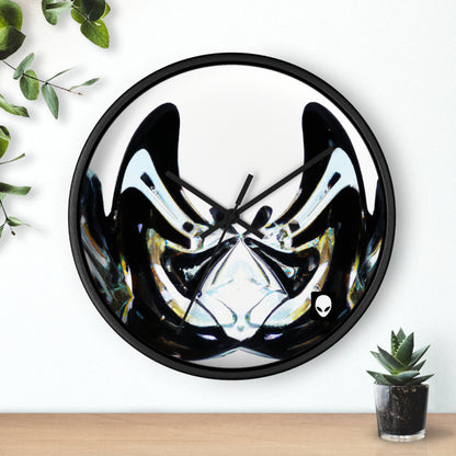 "Fusionando perspectivas: creando una representación visual dinámica" - The Alien Wall Clock