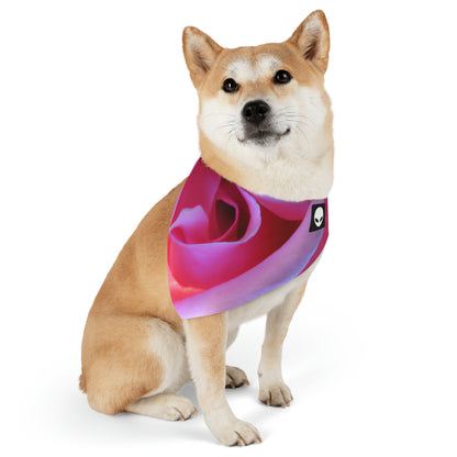 "Blissful Blooms: The Delicate Beauty of Nature" - The Alien Pet Bandana Collar