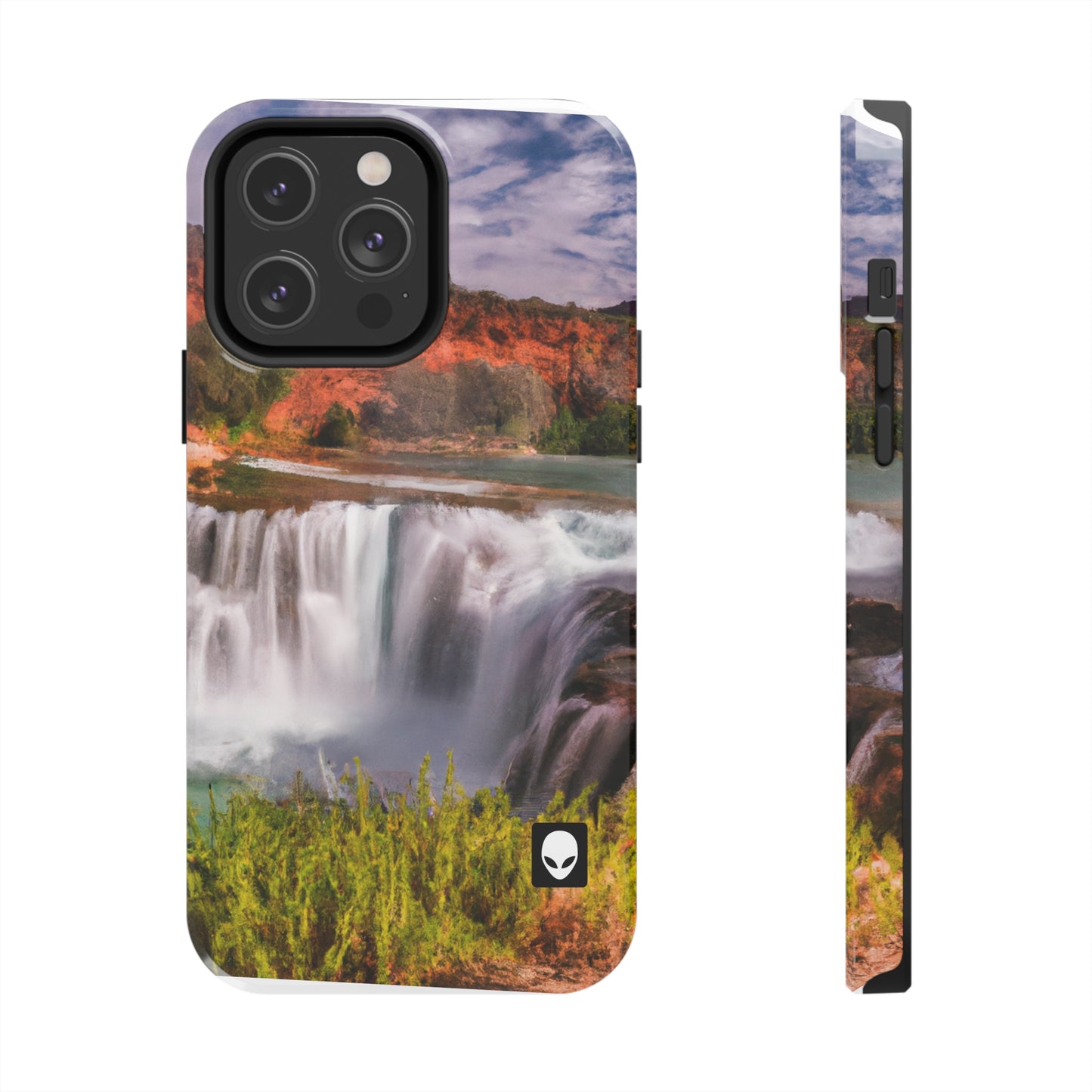 "Capturando la belleza de la naturaleza: creando un paisaje icónico en un arte vibrante" - The Alien Tough Phone Cases