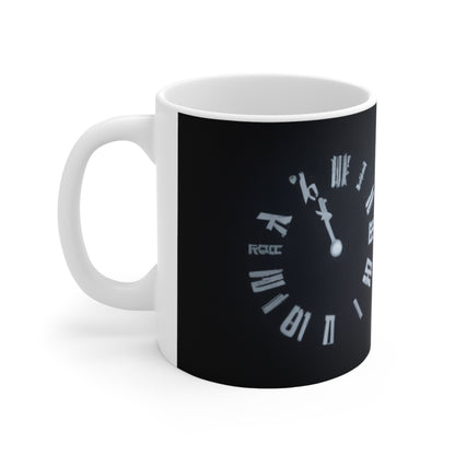 Imágenes atemporales: exploración del concepto de tiempo a través de los tiempos. - Taza de cerámica The Alien 11 oz