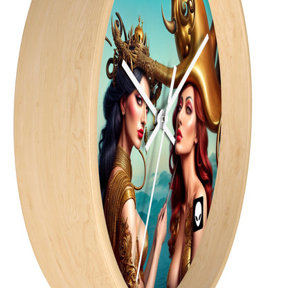 "Metaphorical Madness: An Exploration of Salvador Dali's Surreal Worlds" - The Alien Wall Clock