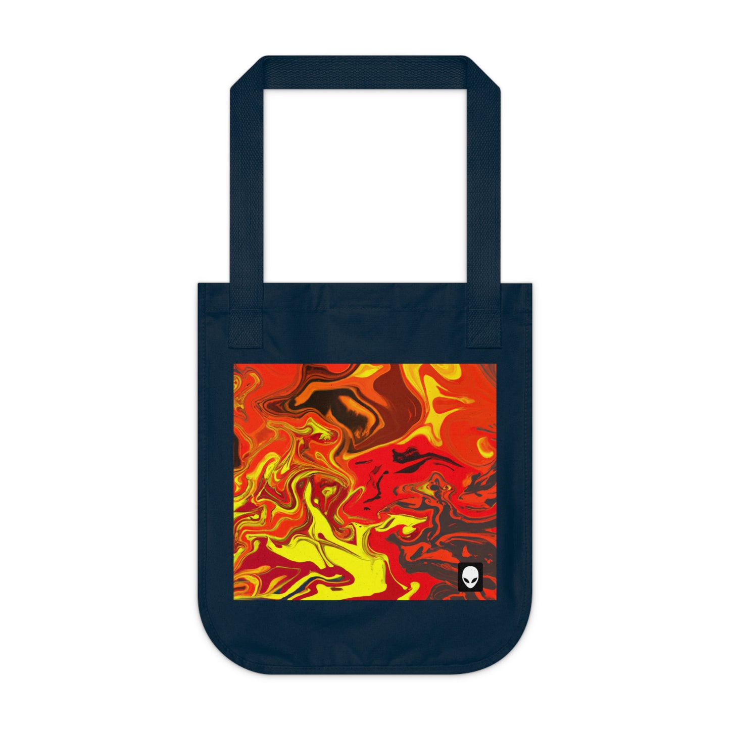 "Abstract Energy in Motion" - The Alien Eco-friendly Tote Bag