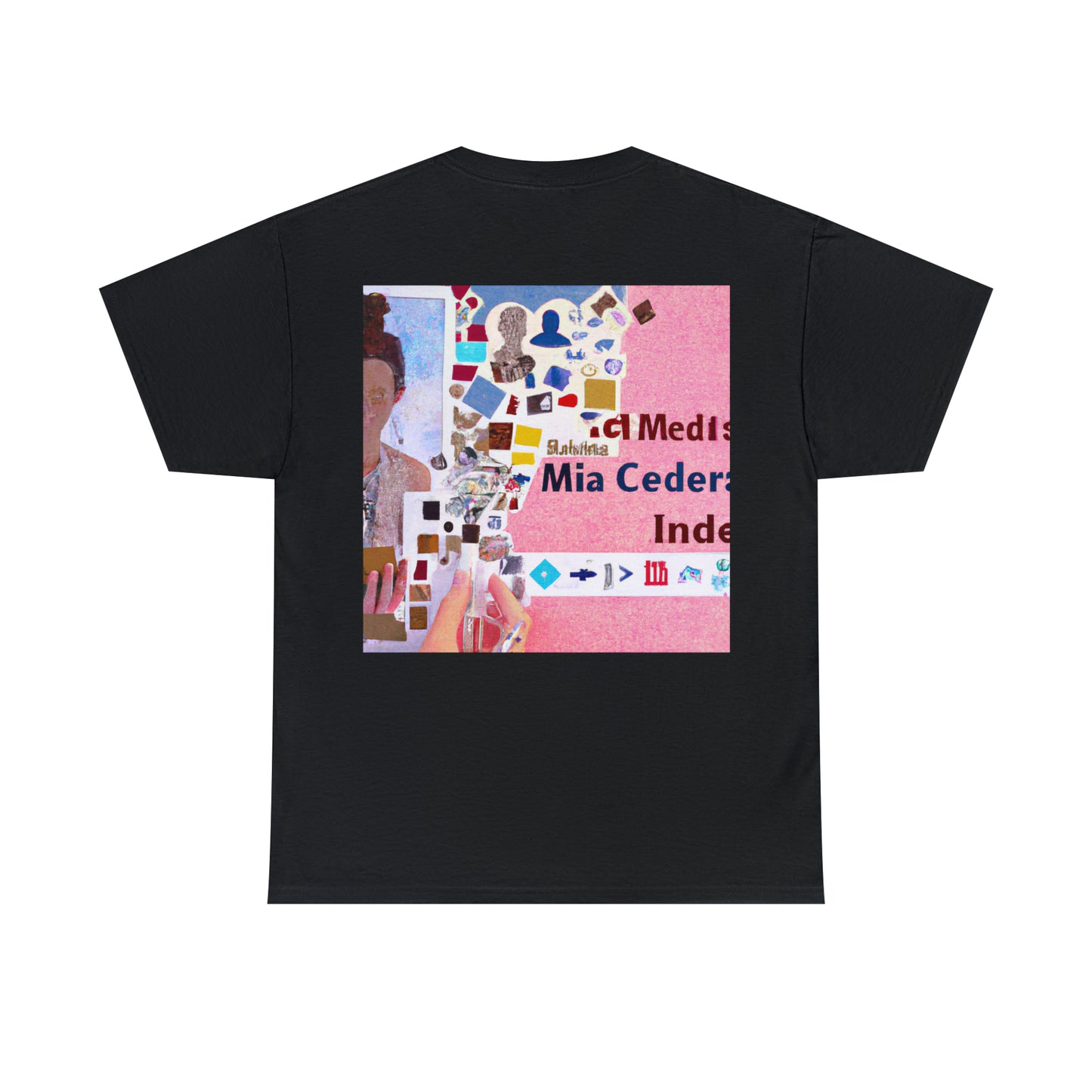 "Construyendo una identidad en línea: un collage de redes sociales" - La camiseta Alien