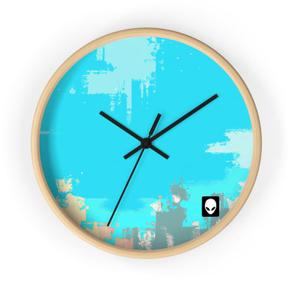 "Un paisaje ventoso: una combinación de tradición y modernidad" - The Alien Wall Clock