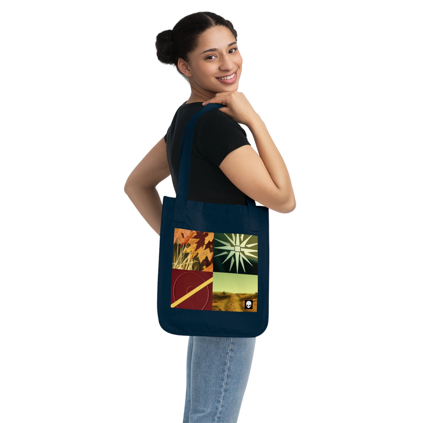 "A Reflection of My Journey: A Collage of Growth and Transformation" - The Alien Eco-friendly Tote Bag