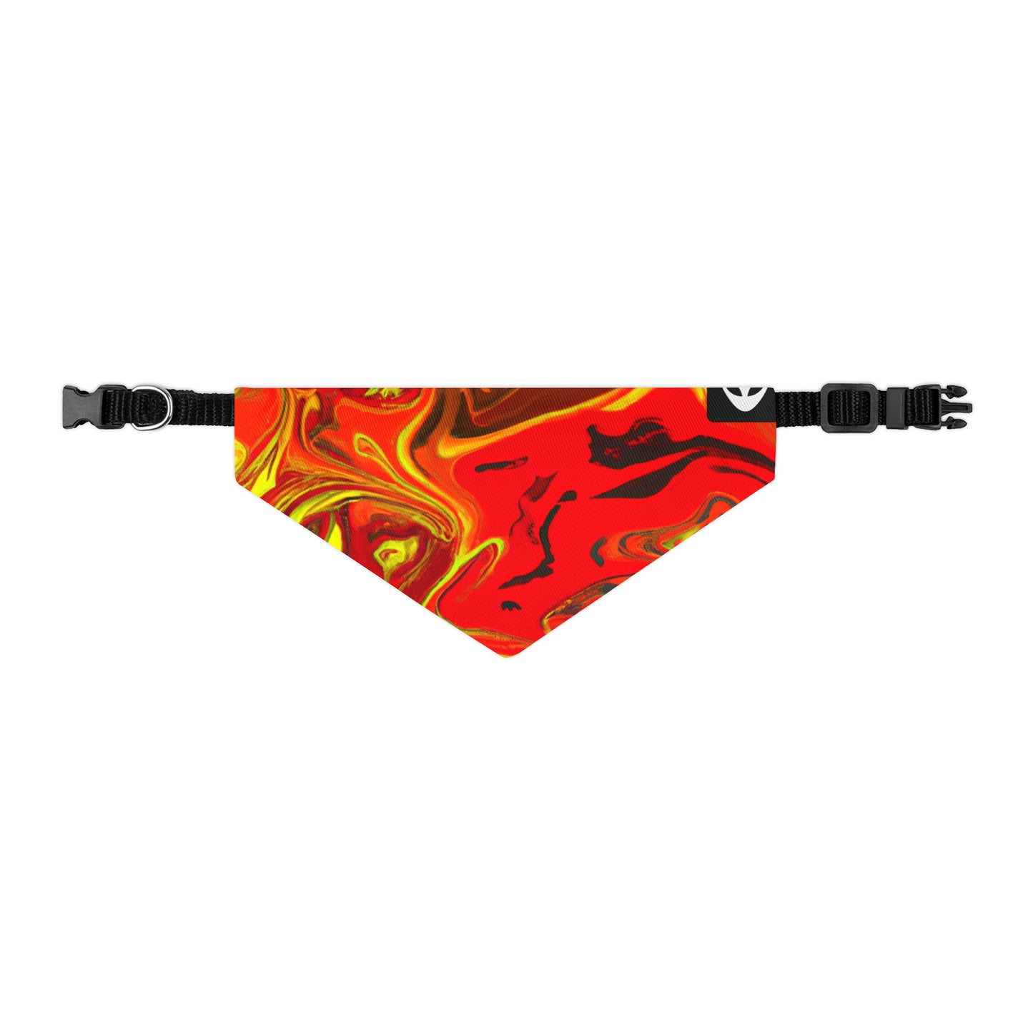 "Abstract Energy in Motion" - The Alien Pet Bandana Collar