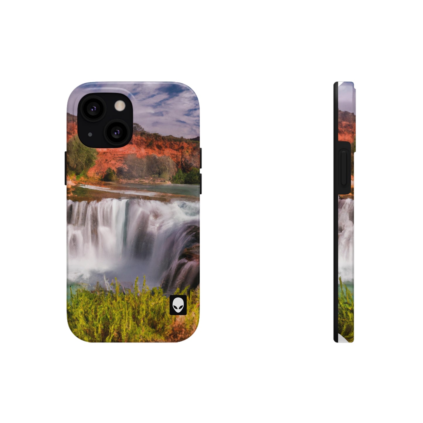 "Capturando la belleza de la naturaleza: creando un paisaje icónico en un arte vibrante" - The Alien Tough Phone Cases