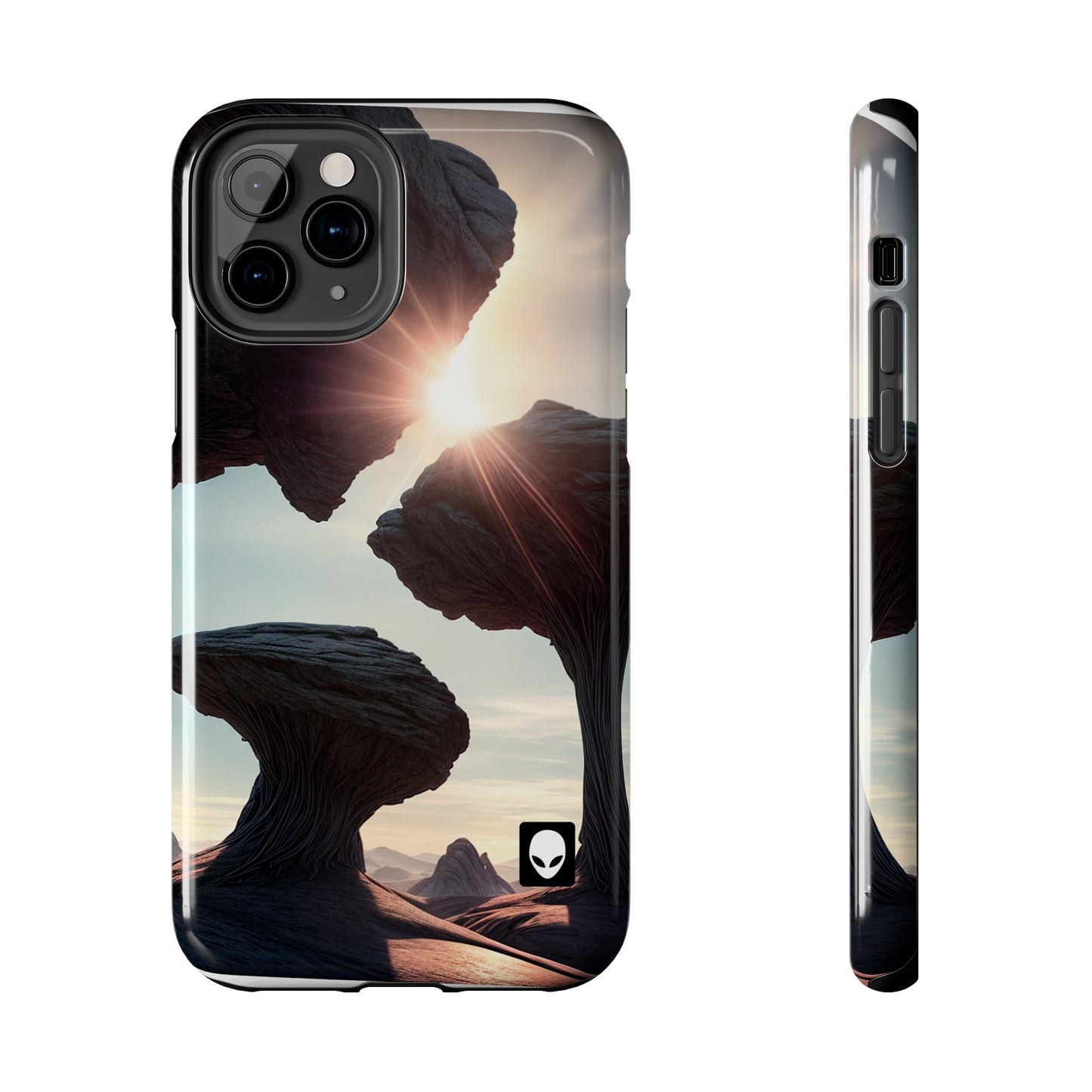 "Alien Landscape Odyssey" - The Alien Tough Phone Cases