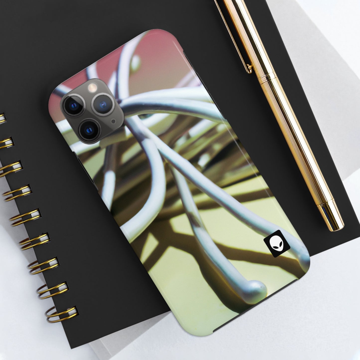 "Abstract Artistry: Constructing Emotion from Common Objects" - The Alien Tough Phone Cases