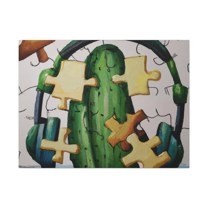 "Cactified Puzzle Time" - The Alien Canva