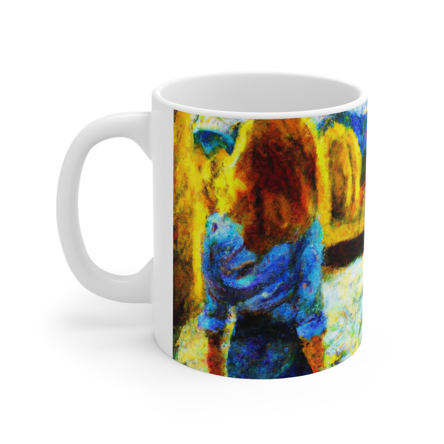 "Along the Riverbanks of Sorrows" - The Alien Ceramic Mug 11 oz