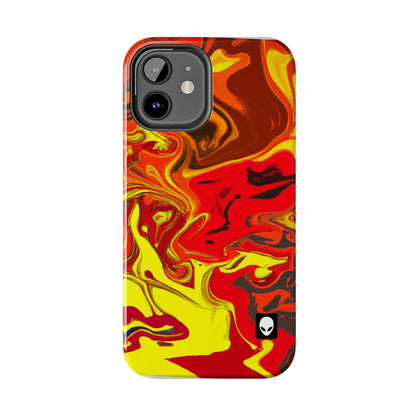 "Abstract Energy in Motion" - The Alien Tough Phone Cases