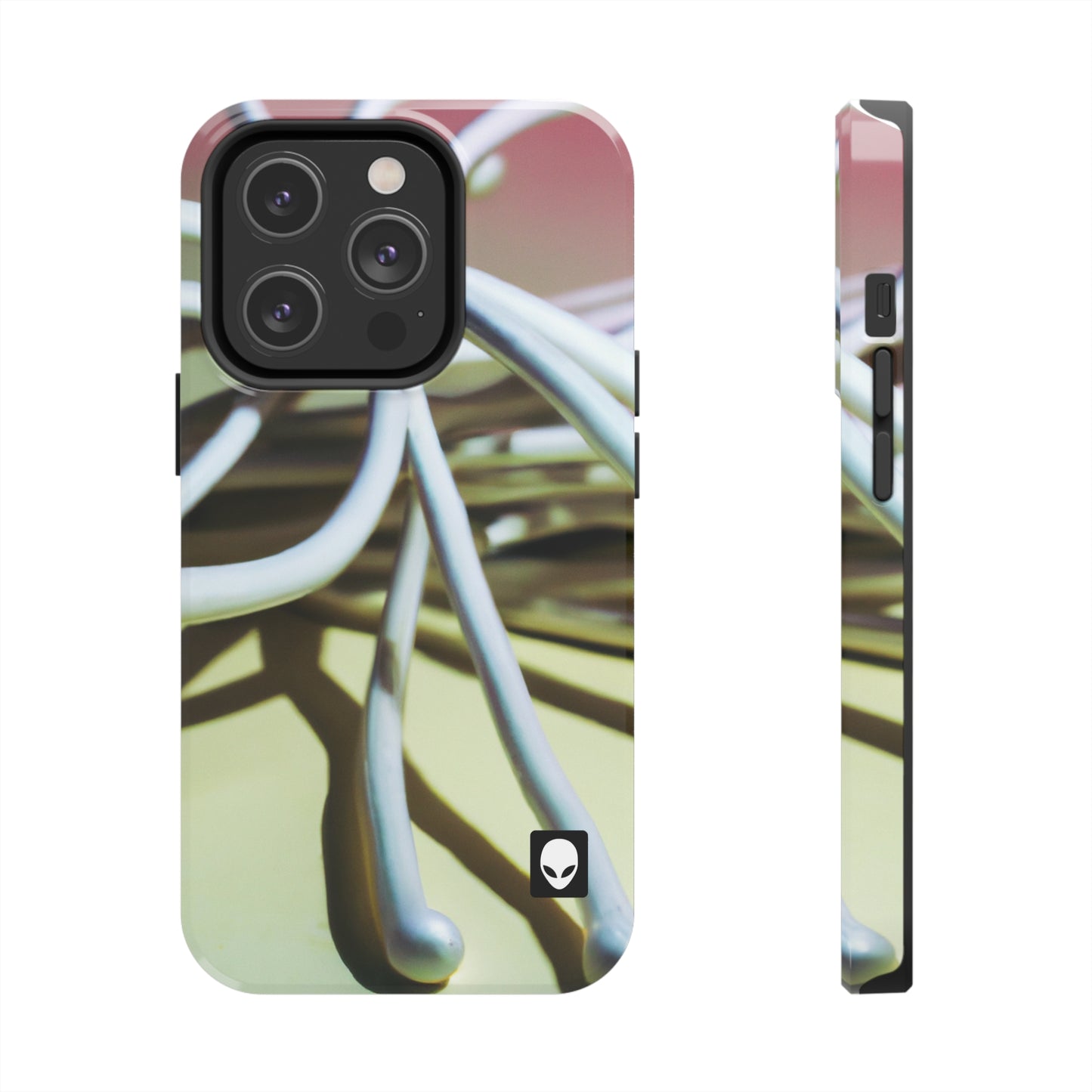 "Abstract Artistry: Constructing Emotion from Common Objects" - The Alien Tough Phone Cases