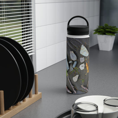 "Elements of Nature: Crafting a Creative Landscape" - The Alien Stainless Steel Water Bottle, Handle Lid