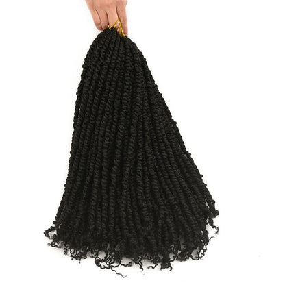 TOMO Vorgedrehtes Passion Twist Crochet African Dirty Braids Häkelhaar