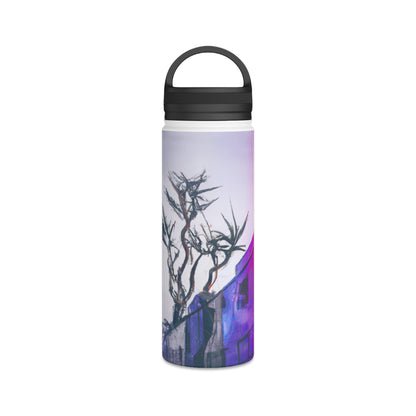 "Exploring Photographs in Color" - The Alien Stainless Steel Water Bottle, Handle Lid