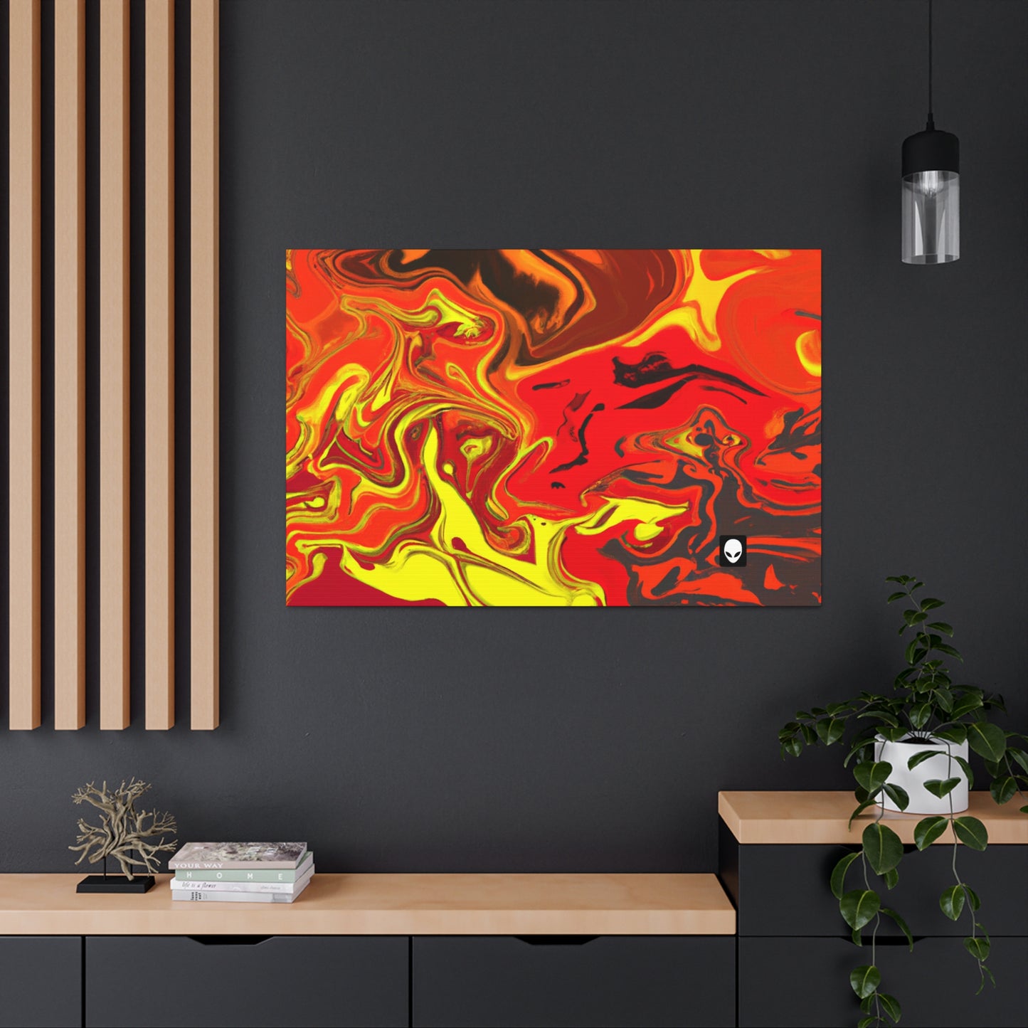 "Abstract Energy in Motion" - The Alien Canva