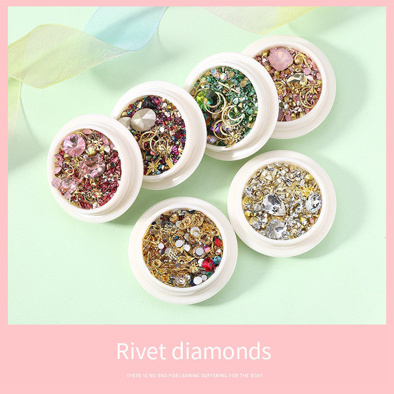 Nuevo Nail Art Jewelry Nail Diamond Nail Remache