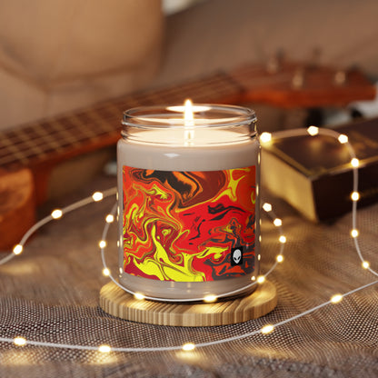 "Abstract Energy in Motion" - The Alien Eco-friendly Soy Candle