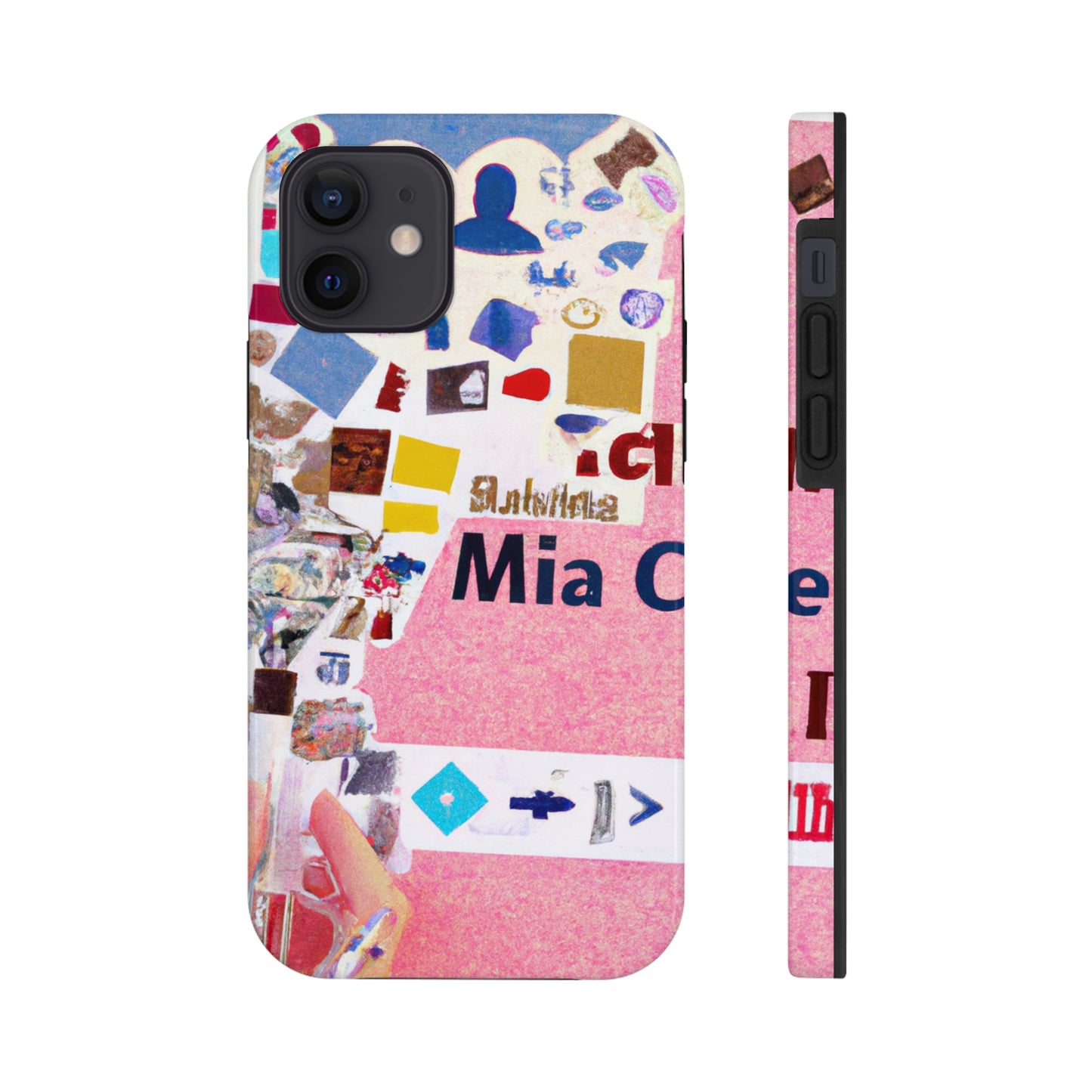 "Building an Online Identity: A Social Media Collage" - The Alien Tough Phone Cases