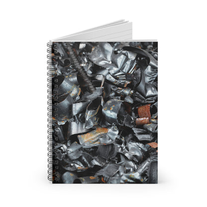 Rustic Reflections - The Alien Spiral Notebook (Ruled Line)