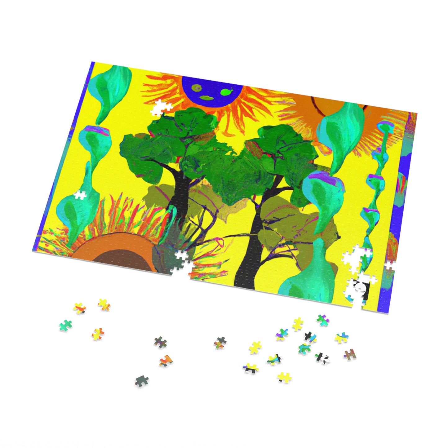 "Collision of Nature's Beauty" - The Alien Jigsaw Puzzle