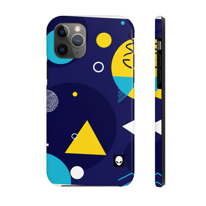 „Geometrische Fusion: Erwecken Sie Ihre Vision zum farbenfrohen Leben“ – The Alien Tough Phone Cases