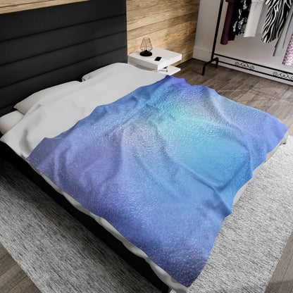 Silver Luxe - The Alien Velveteen Plush Blanket