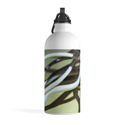 "Abstract Artistry: Constructing Emotion from Common Objects" - The Alien Stainless Steel Water Bottle