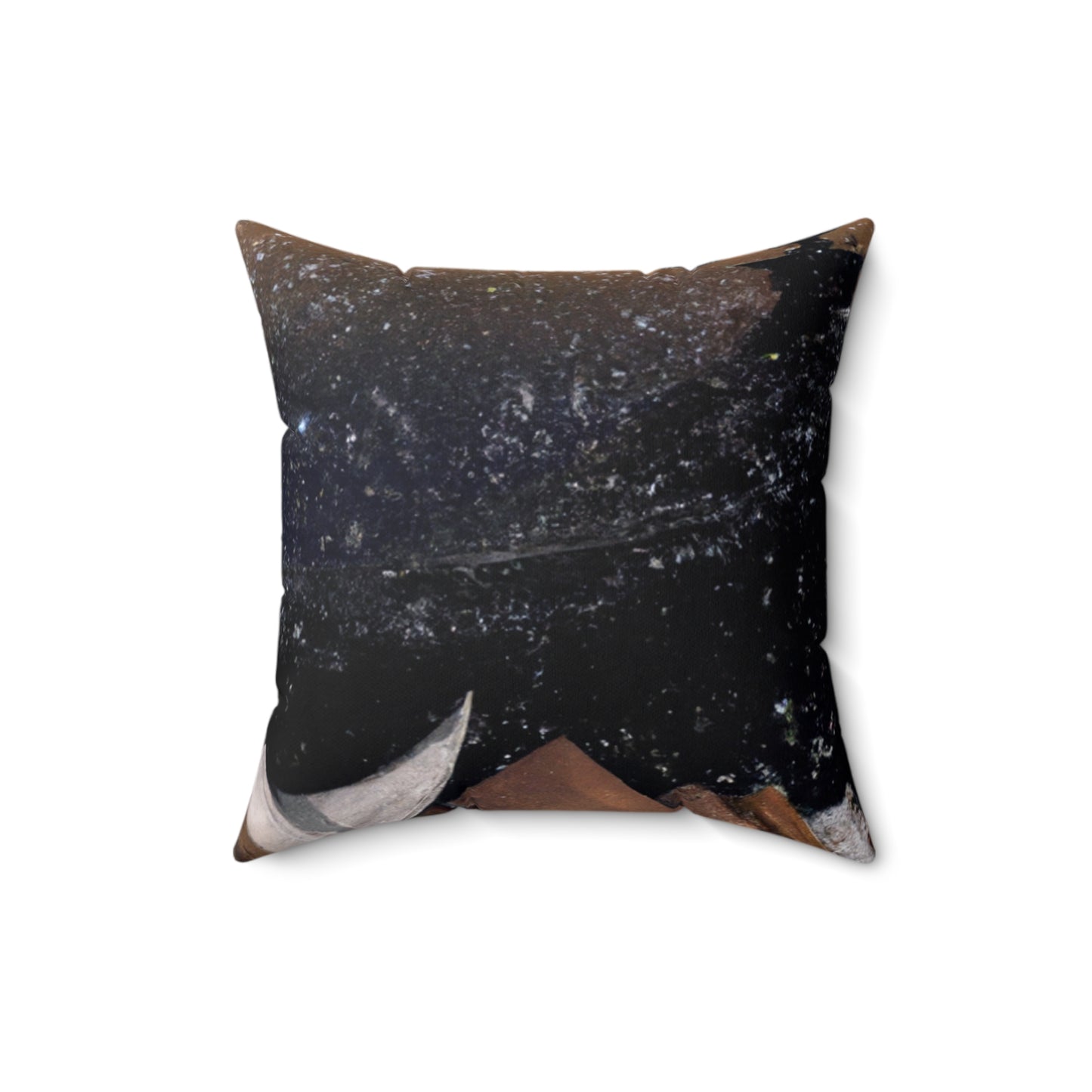 "Una historia de arte narrativo: una obra maestra de técnica mixta" - The Alien Square Pillow