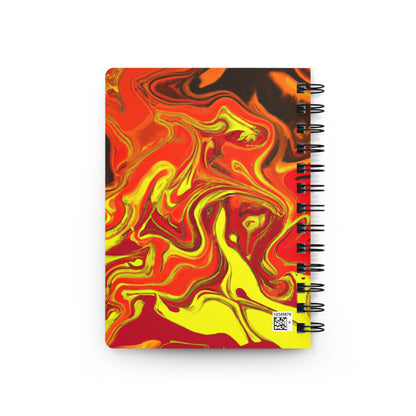 "Abstract Energy in Motion" - The Alien Spiral Bound Journal