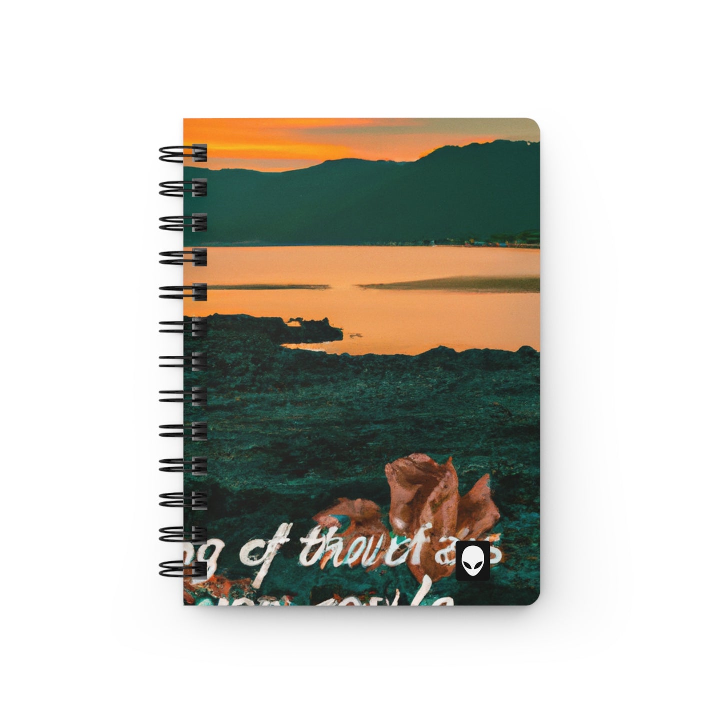 "Visiones inspiradoras: una exploración visual de ideas motivadoras" - The Alien Spiral Bound Journal