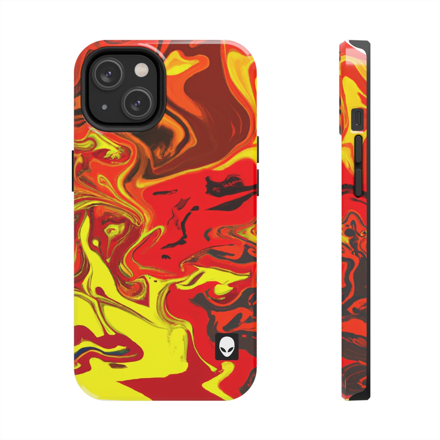 "Abstract Energy in Motion" - The Alien Tough Phone Cases