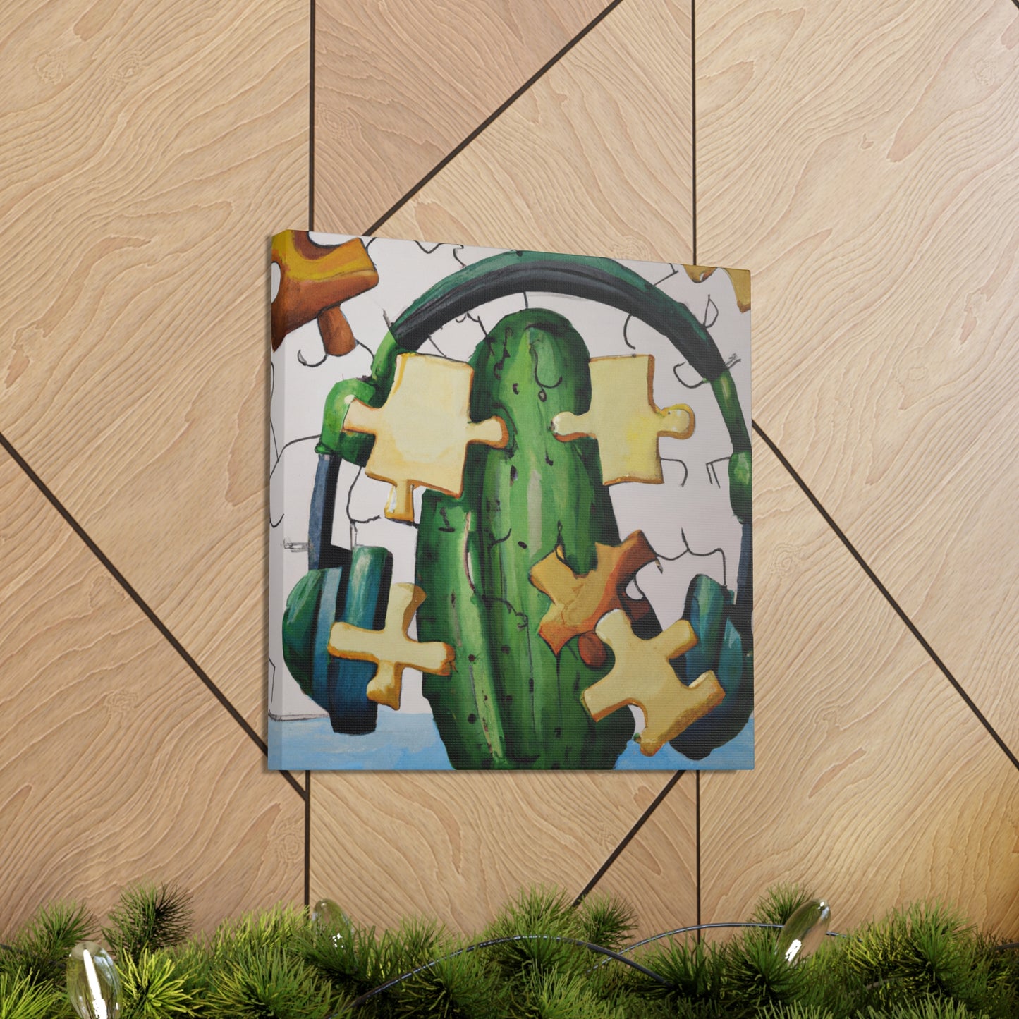 "Cactified Puzzle Time" - The Alien Canva