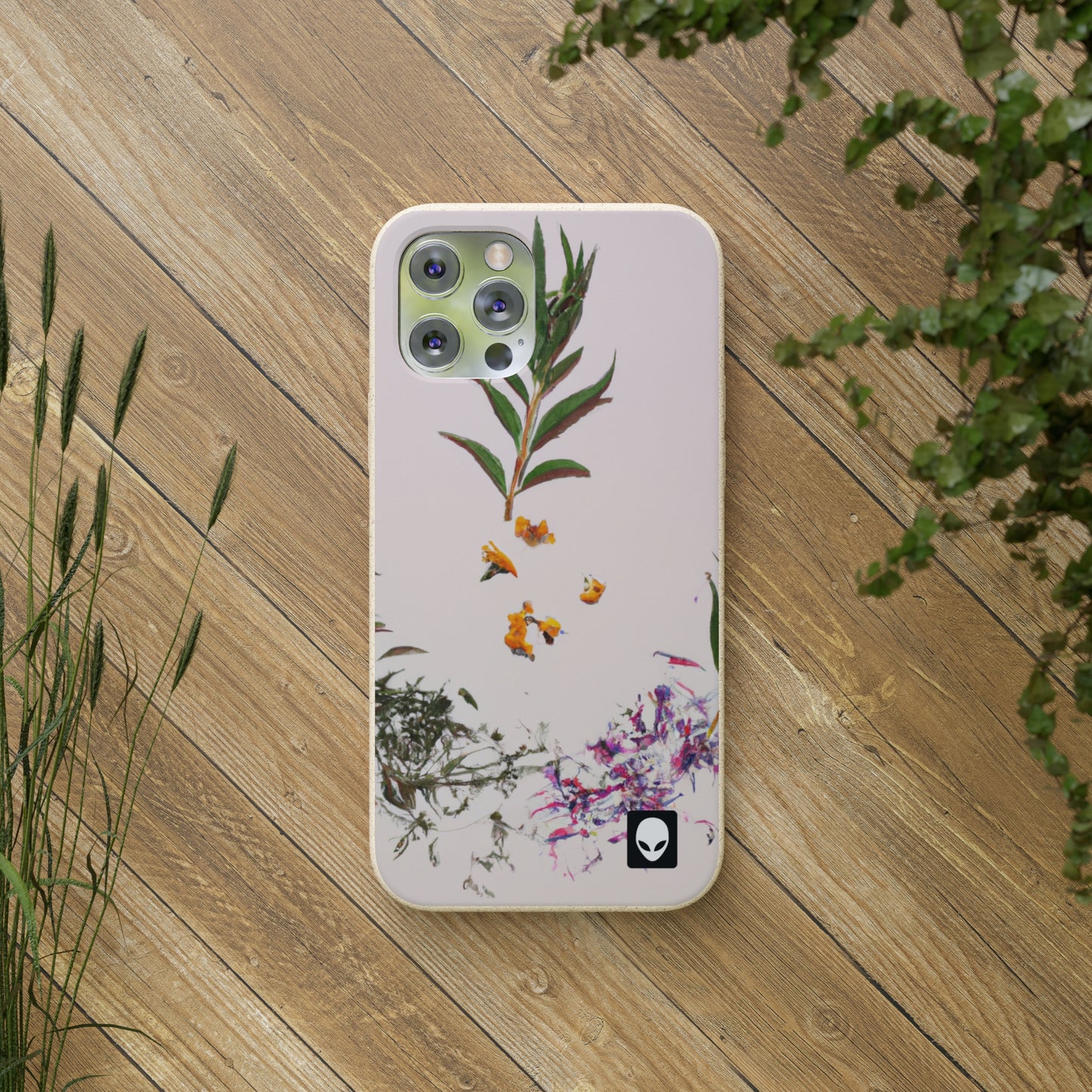 "Exploring Nature's Palette: An Experiment in Abstract Art" - The Alien Eco-friendly Cases