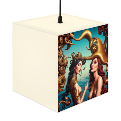 "Metaphorical Madness: An Exploration of Salvador Dali's Surreal Worlds" - The Alien Light Cube Lamp