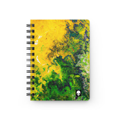 "Explorando texturas coloridas" - The Alien Spiral Bound Journal