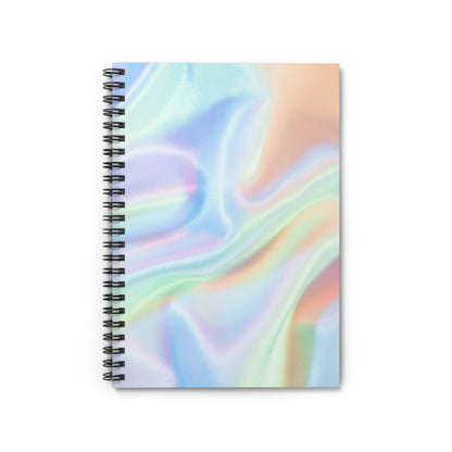 Vibrant Mosaics - The Alien Spiral Notebook (Ruled Line)