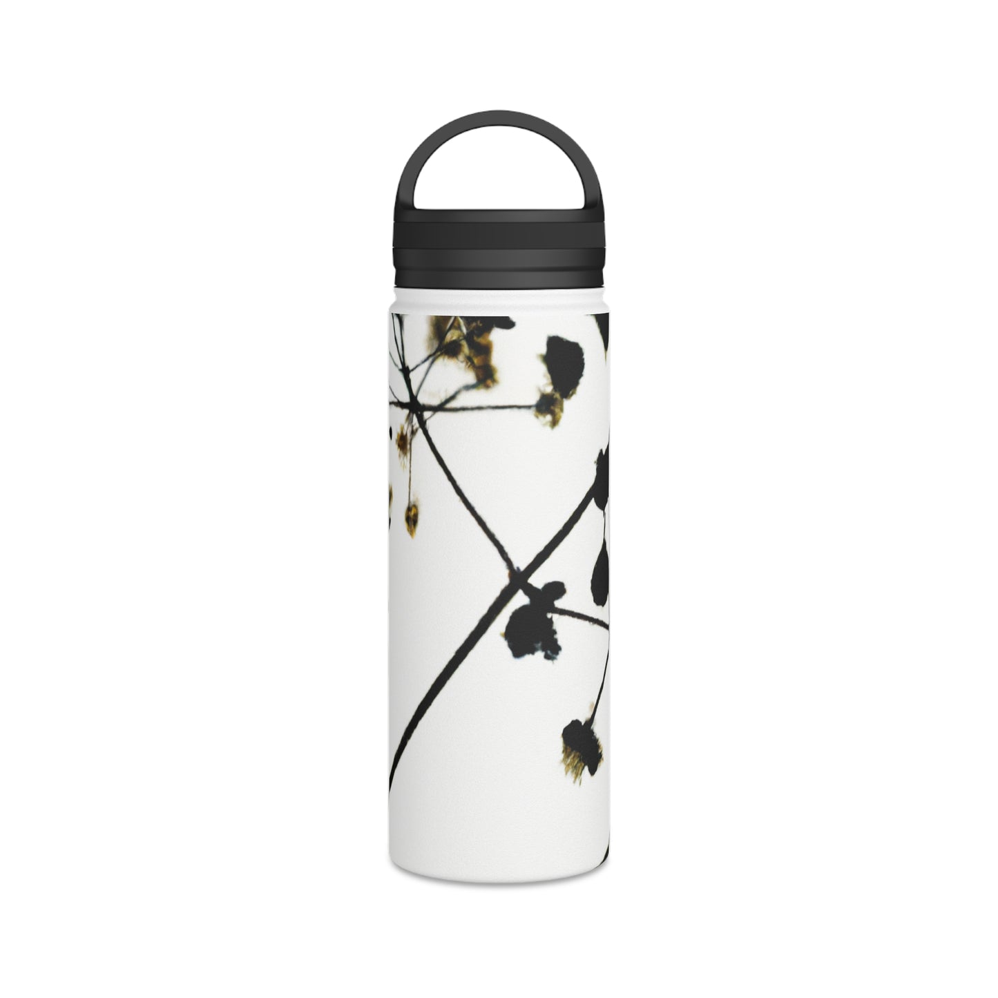 "A Light and Shadow Illumination" - The Alien Stainless Steel Water Bottle, Handle Lid