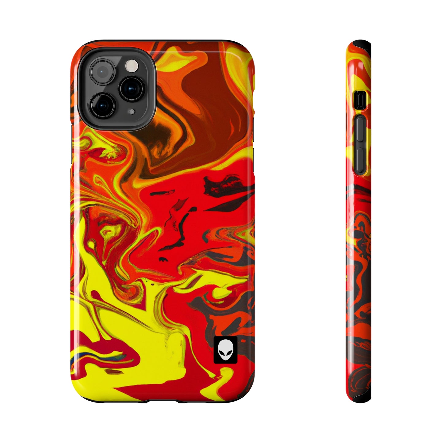 "Energía abstracta en movimiento" - The Alien Tough Phone Cases