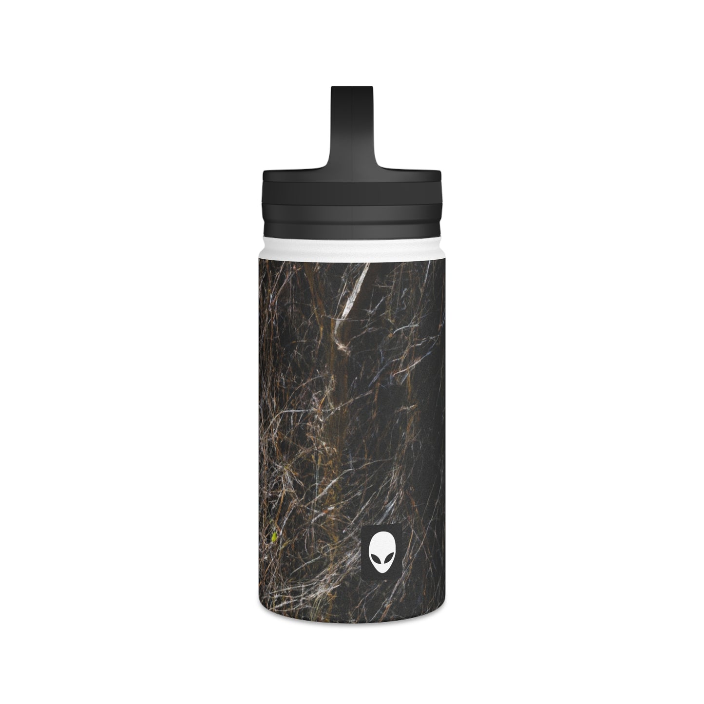 "A Glimpse of Nature's Glory" - The Alien Stainless Steel Water Bottle, Handle Lid