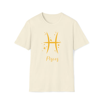 Pisces Zodiac Sign  - The Alien Unisex Softstyle T-Shirt