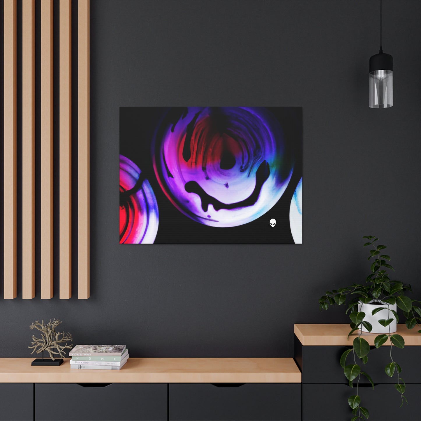 "Exploring Contrasts: A Colorful Dance of Luminance and Chromatic Aberration" - The Alien Canva