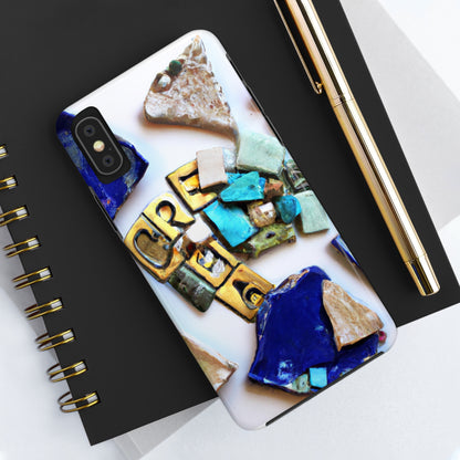 "Un mosaico de resiliencia: una exploración creativa de la fuerza y ​​la resistencia" - The Alien Tough Phone Cases