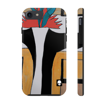 "Explorando el equilibrio y los patrones en el arte abstracto" - The Alien Tough Phone Cases