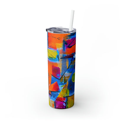 Pattern Playground - Vaso delgado con pajita The Alien Maars® de 20 oz