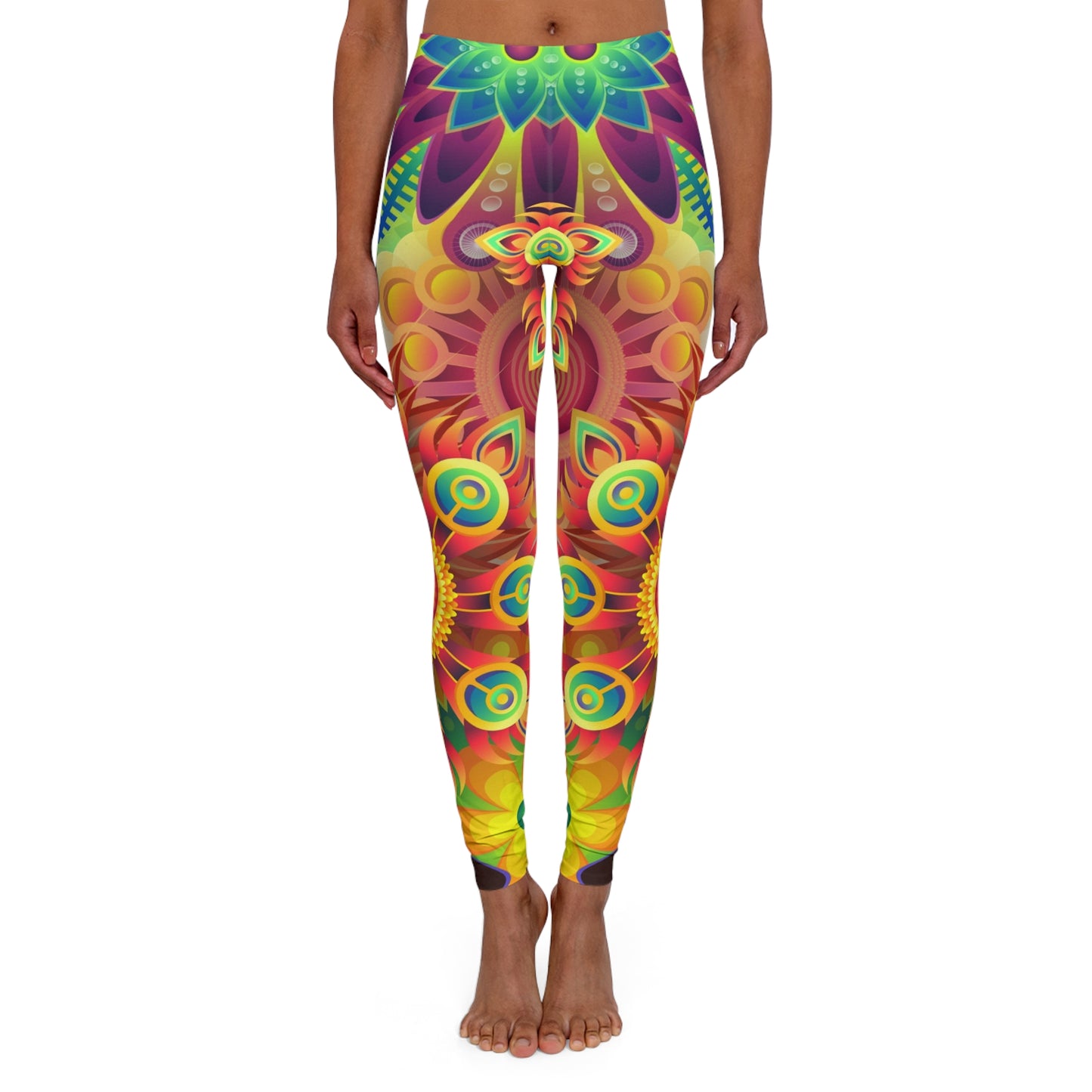 The First Trippy Space – The Alien Spandex-Leggings für Damen